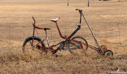 Tandem Bike Lawn Mower