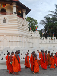 Monks outside the Temple of the Tooth
Kandy, Sri Lanka